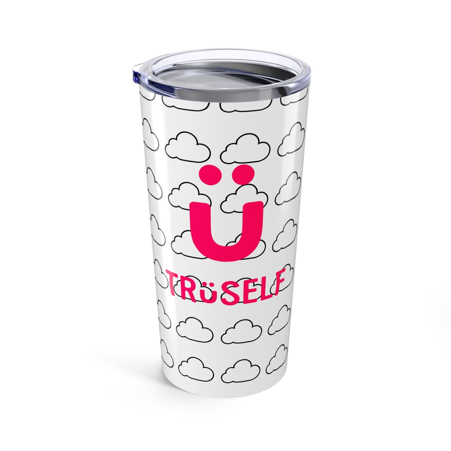 Travel Tumbler with Cloud Design