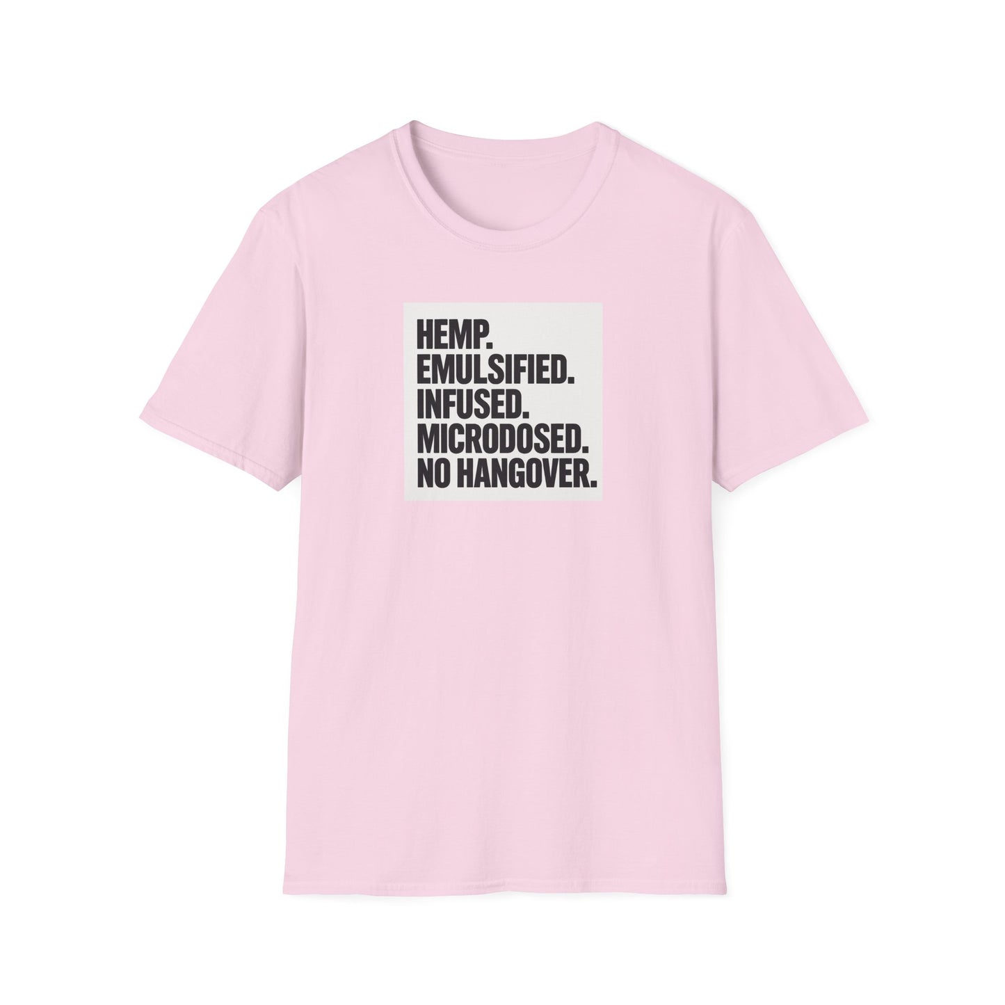 Hemp-Infused Unisex T-Shirt - No Hangovers