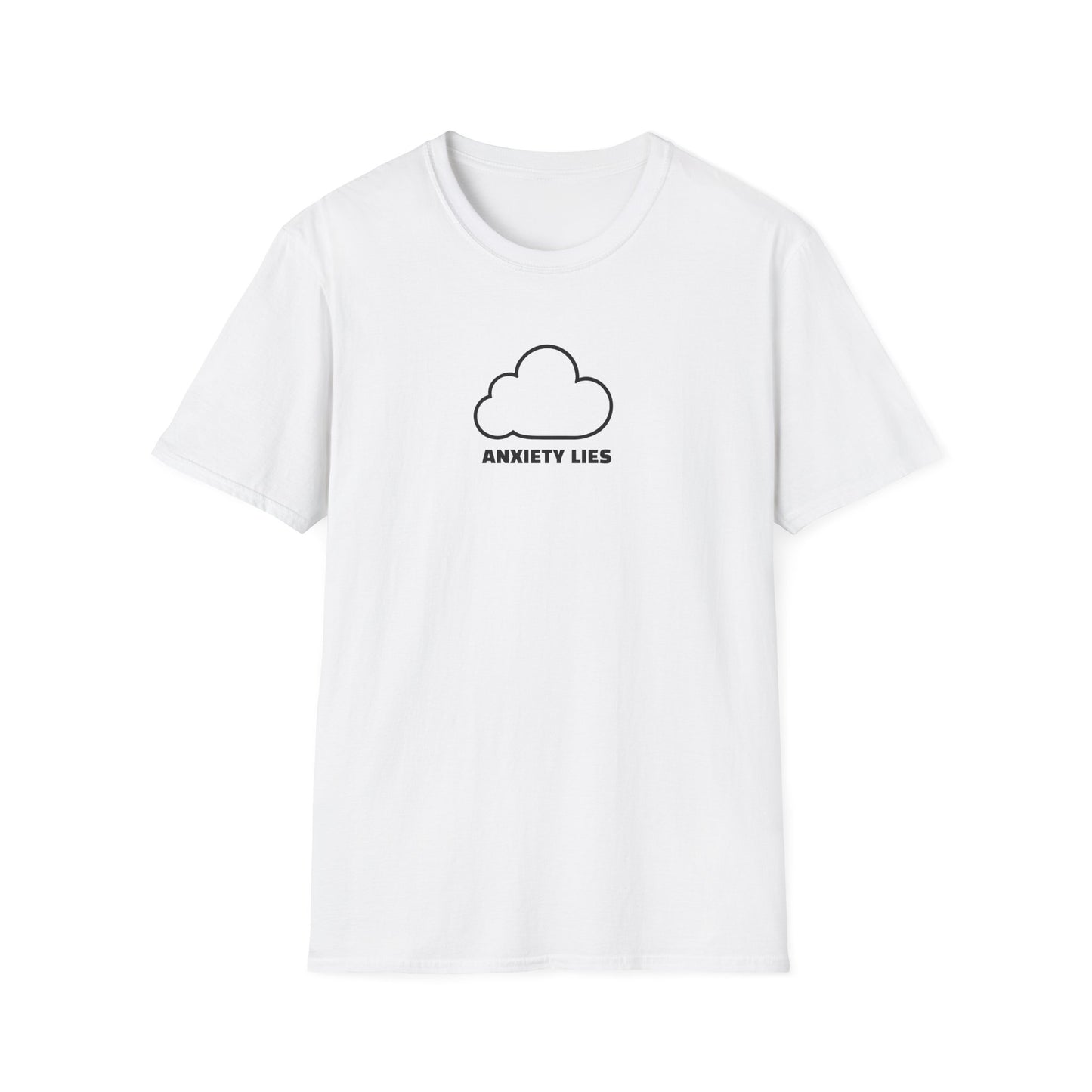 Cloud Design Unisex T-Shirt - Anxiety Lies