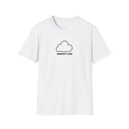 Cloud Design Unisex T-Shirt - Anxiety Lies