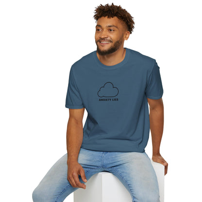Cloud Design Unisex T-Shirt - Anxiety Lies