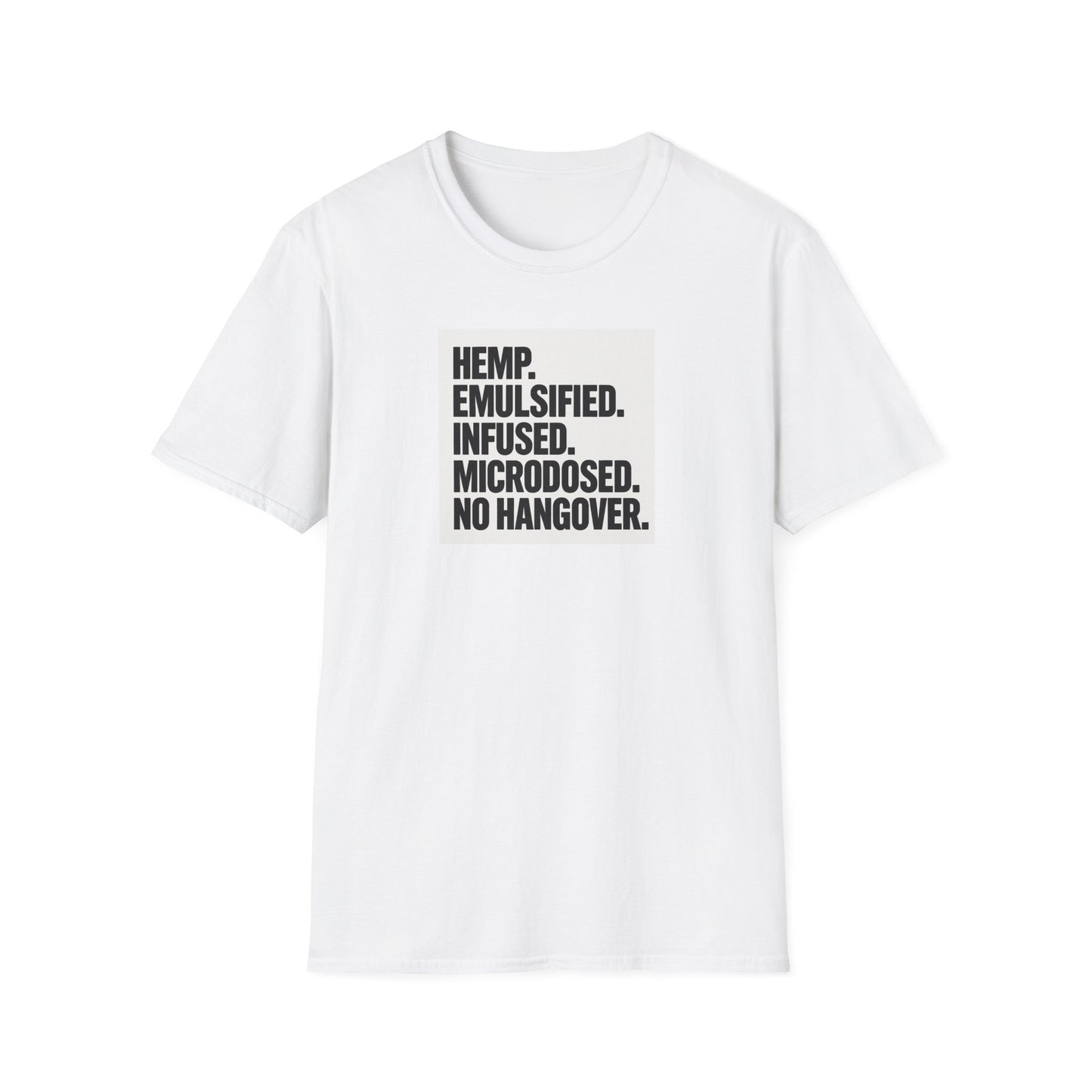 Hemp-Infused Unisex T-Shirt - No Hangovers
