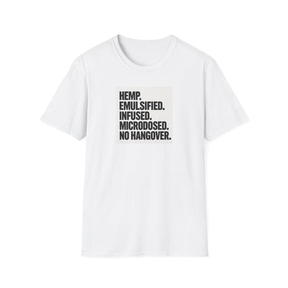 Hemp-Infused Unisex T-Shirt - No Hangovers