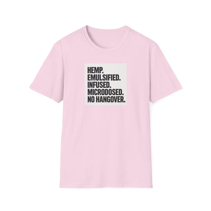 Hemp-Infused Unisex T-Shirt - No Hangovers