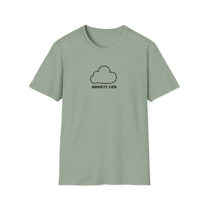 Cloud Design Unisex T-Shirt - Anxiety Lies
