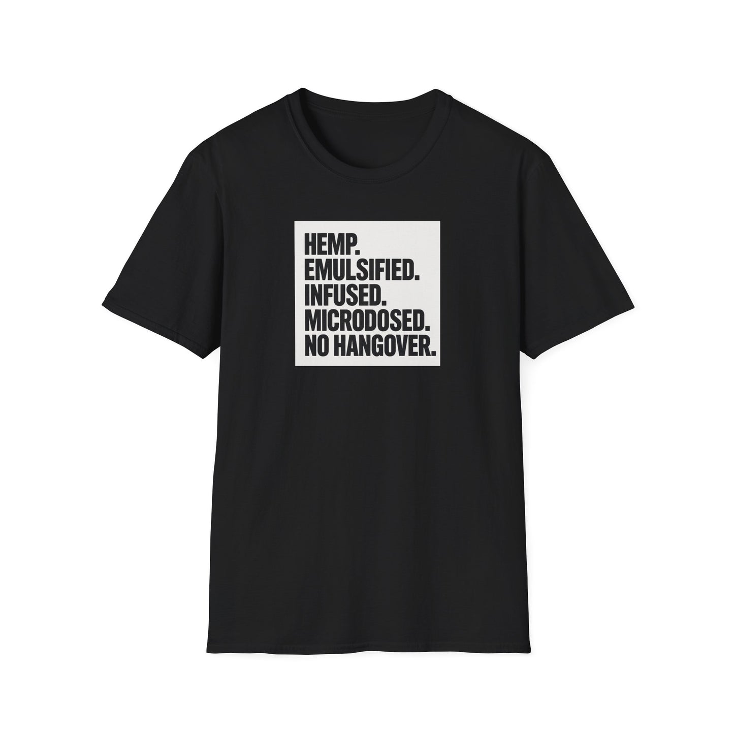 Hemp-Infused Unisex T-Shirt - No Hangovers