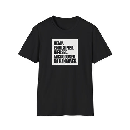 Hemp-Infused Unisex T-Shirt - No Hangovers