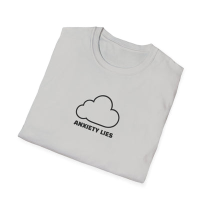 Cloud Design Unisex T-Shirt - Anxiety Lies
