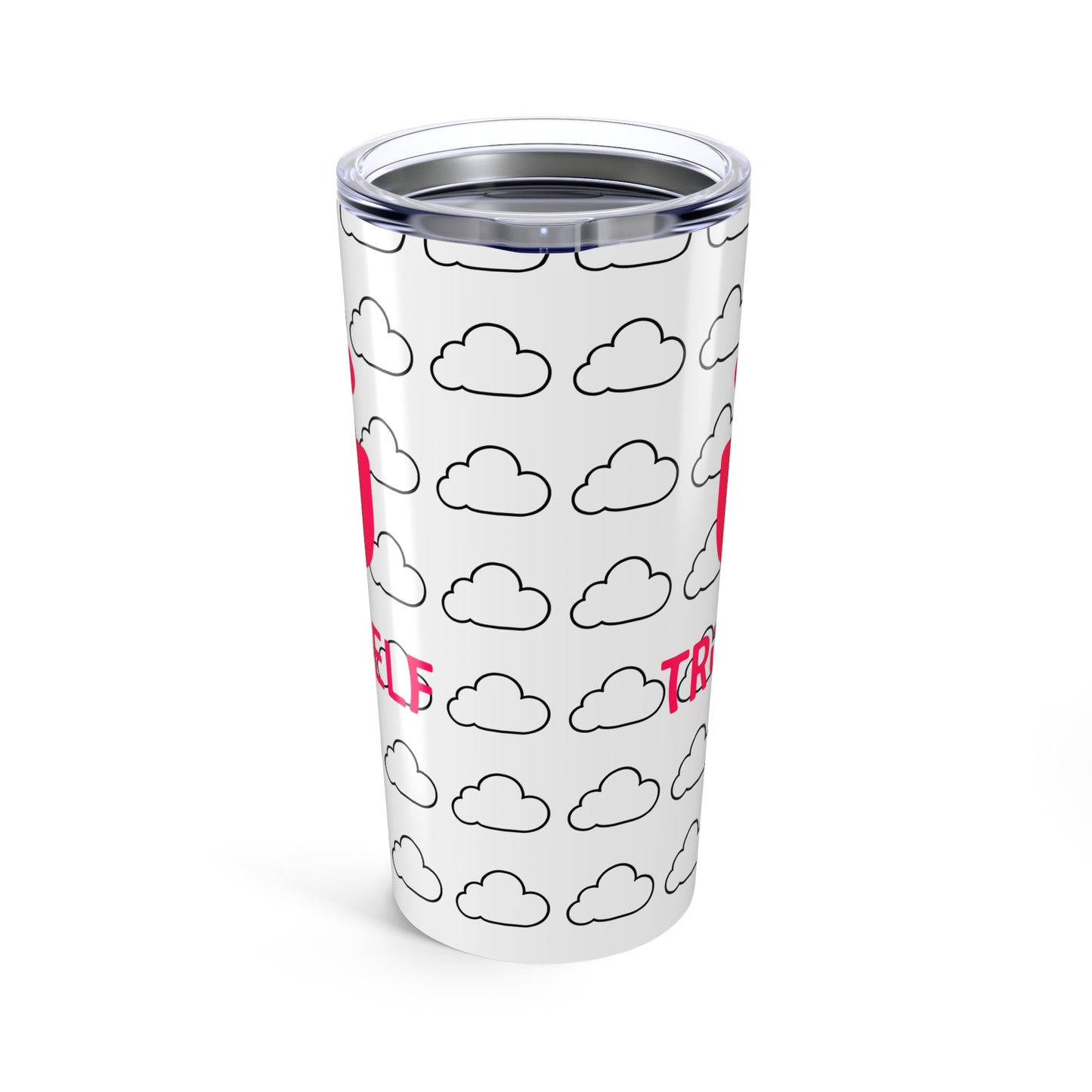 Travel Tumbler with Cloud Design