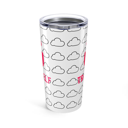 Travel Tumbler with Cloud Design