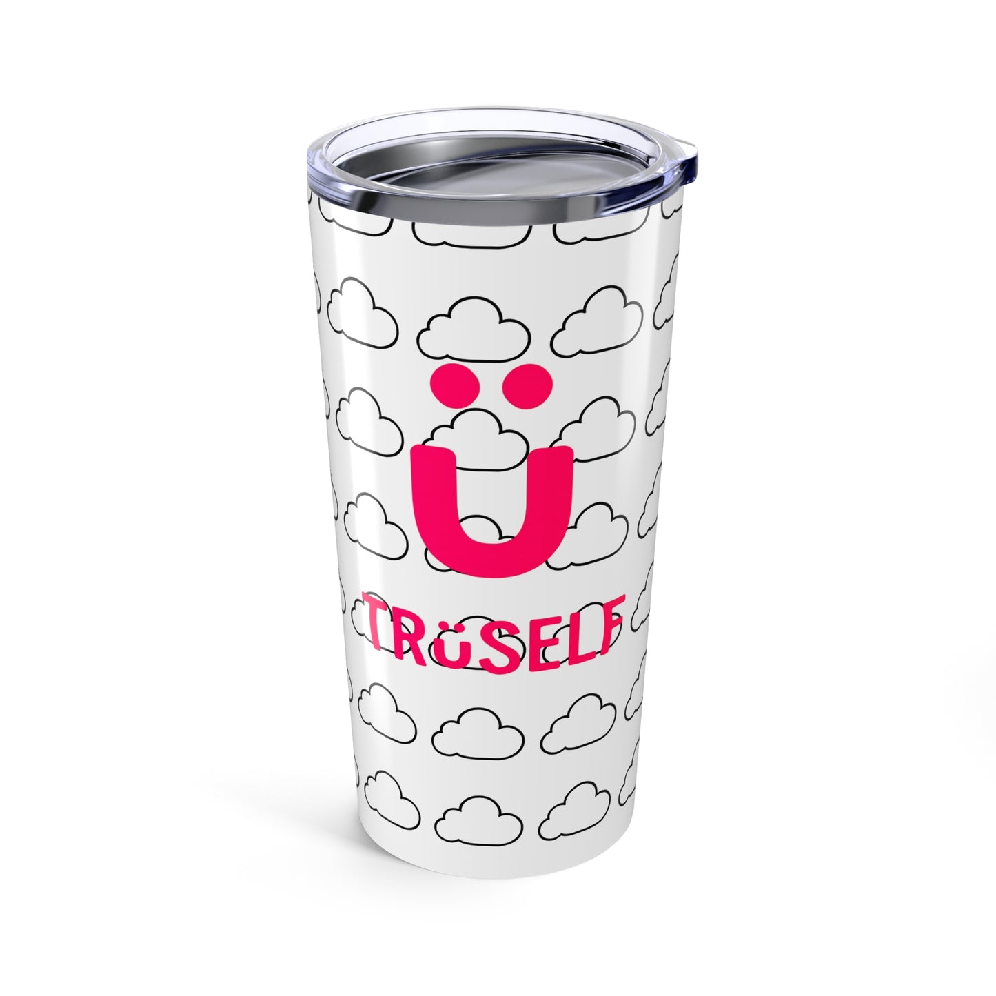 Travel Tumbler with Cloud Design