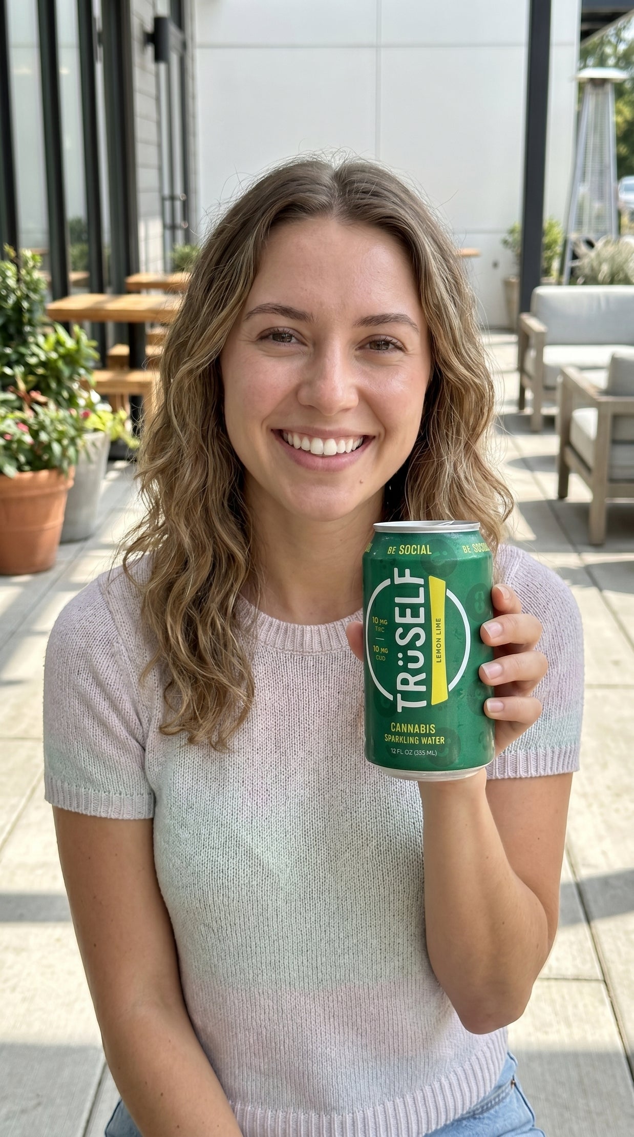 Patio with lemon lime